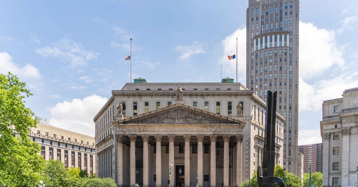 Exterior of the United States District Court for the Southern District of New York in Manhattan