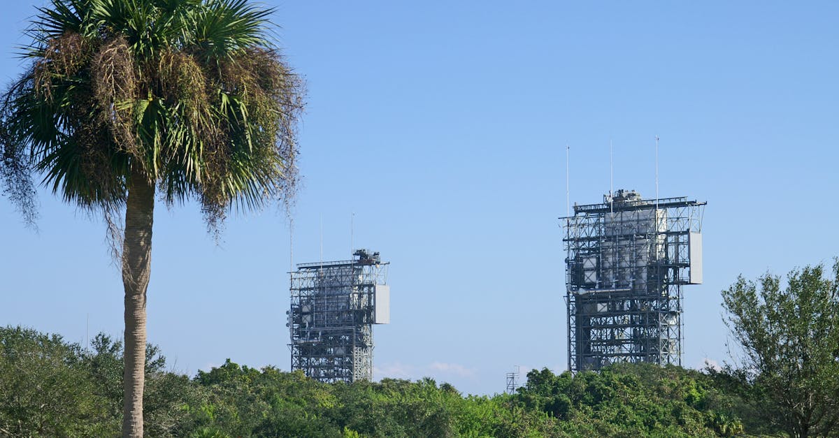 Blue Origin New Glenn rocket stands vertical on Launch Complex 36 at Cape Canaveral Space Force Station