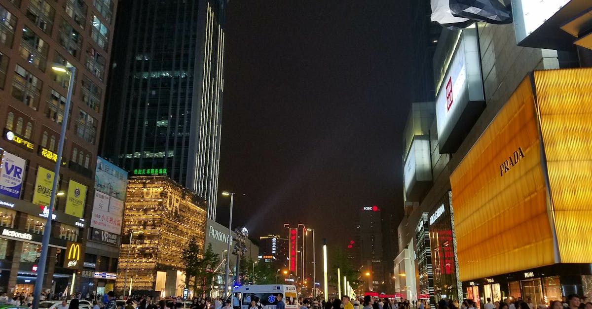Group of young Chinese consumers browsing understated luxury clothing in a Chengdu department store