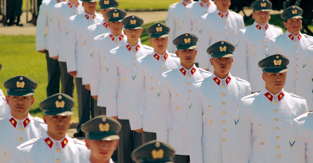 Chinese military officials at formal government gathering in Beijing