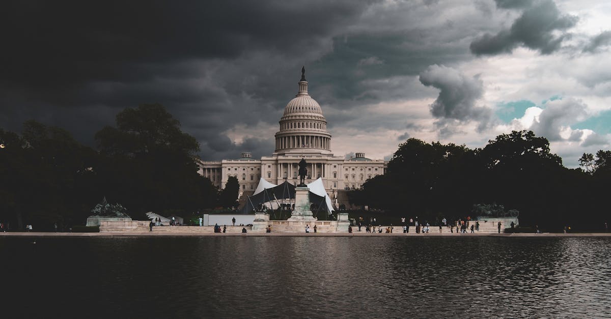 Snow covers streets and landmarks in Washington D.C. during a winter storm