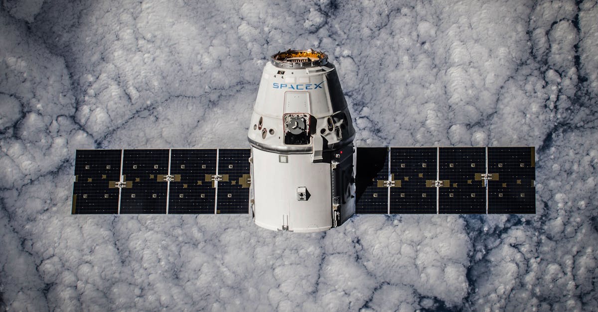 SpaceX Crew Dragon spacecraft docked to the International Space Station Harmony module