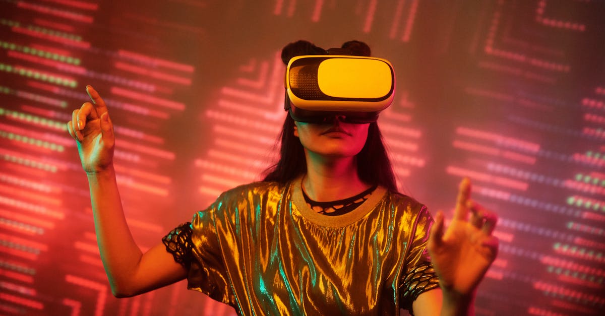 A Meta VR development facility showing virtual reality hardware and testing equipment