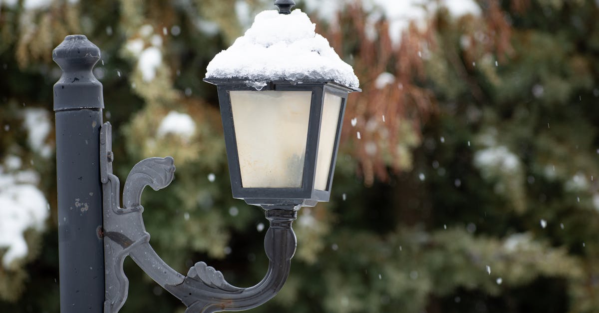 Light snow covers a street in the Florida Panhandle during a rare winter storm