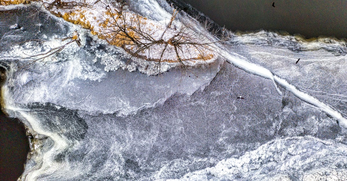 Power lines coated in thick ice from winter storm across US East and South