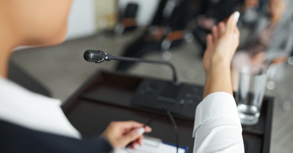 Rep. Alexandria Ocasio-Cortez speaking at the Munich Security Conference panel discussion