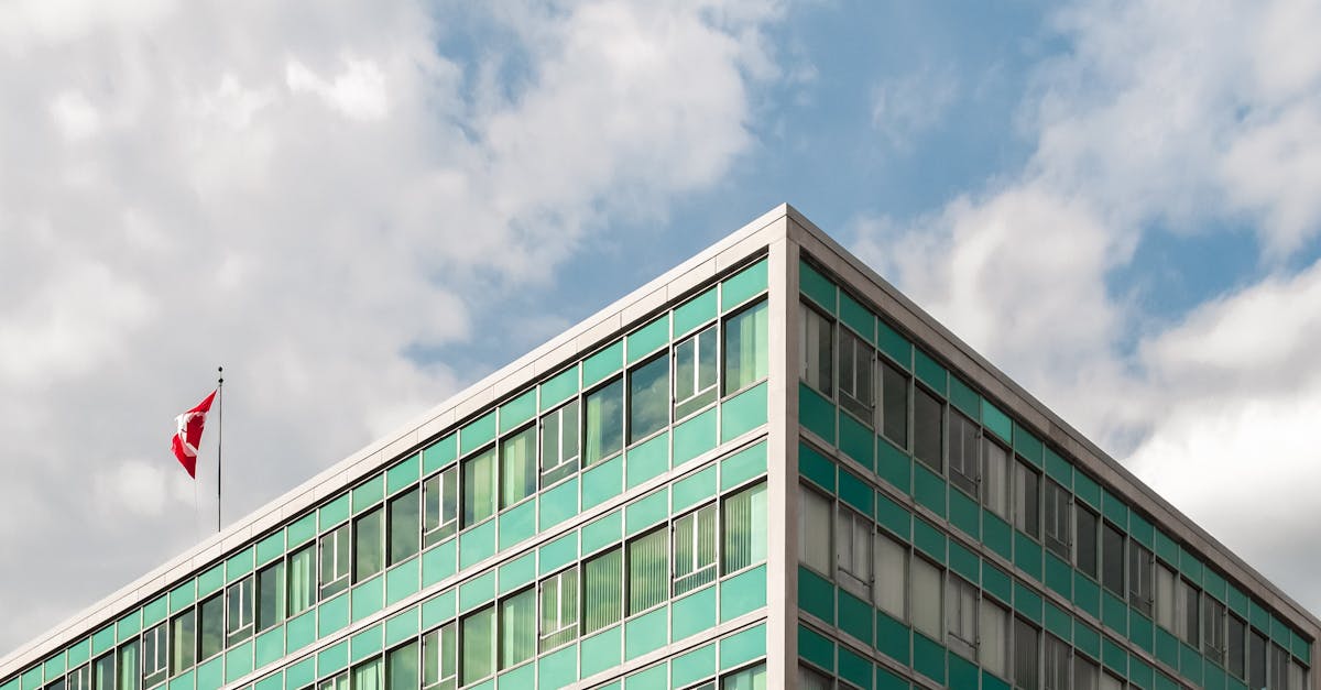 Exterior view of BP headquarters in London on a clear day