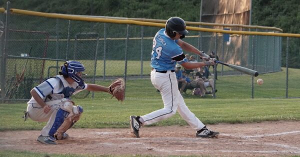 Jose Ramirez at bat for Cleveland Guardians, top ranked third baseman by Buster Olney