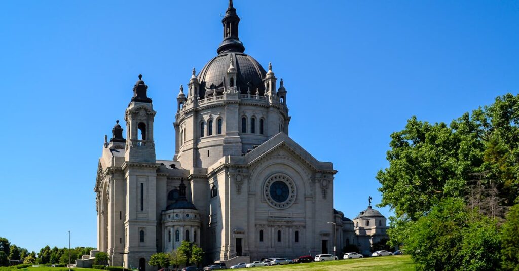 Exterior of Cities Church in St. Paul, Minnesota, site of anti-ICE protest disruption