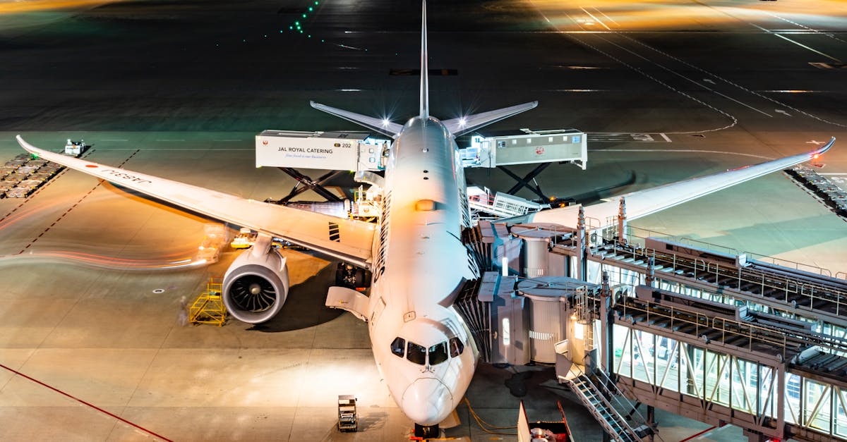 Aerial view of El Paso International Airport and nearby Fort Bliss Army base at dusk