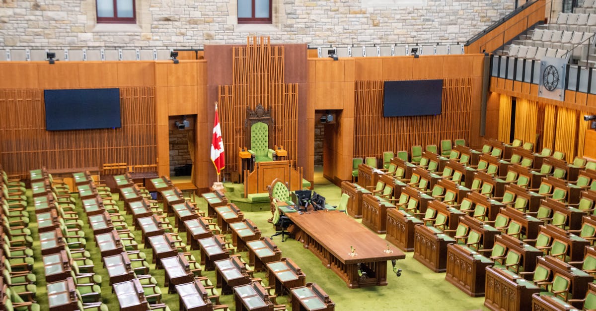 House chamber with members voting on tariff resolution