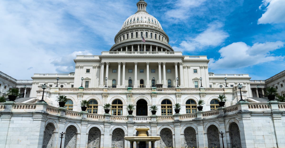 Exterior of the US Capitol building on a day when the House voted on tariffs