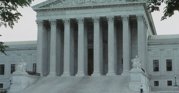 The US Supreme Court building in Washington DC, where justices ruled on Trump's tariff authority