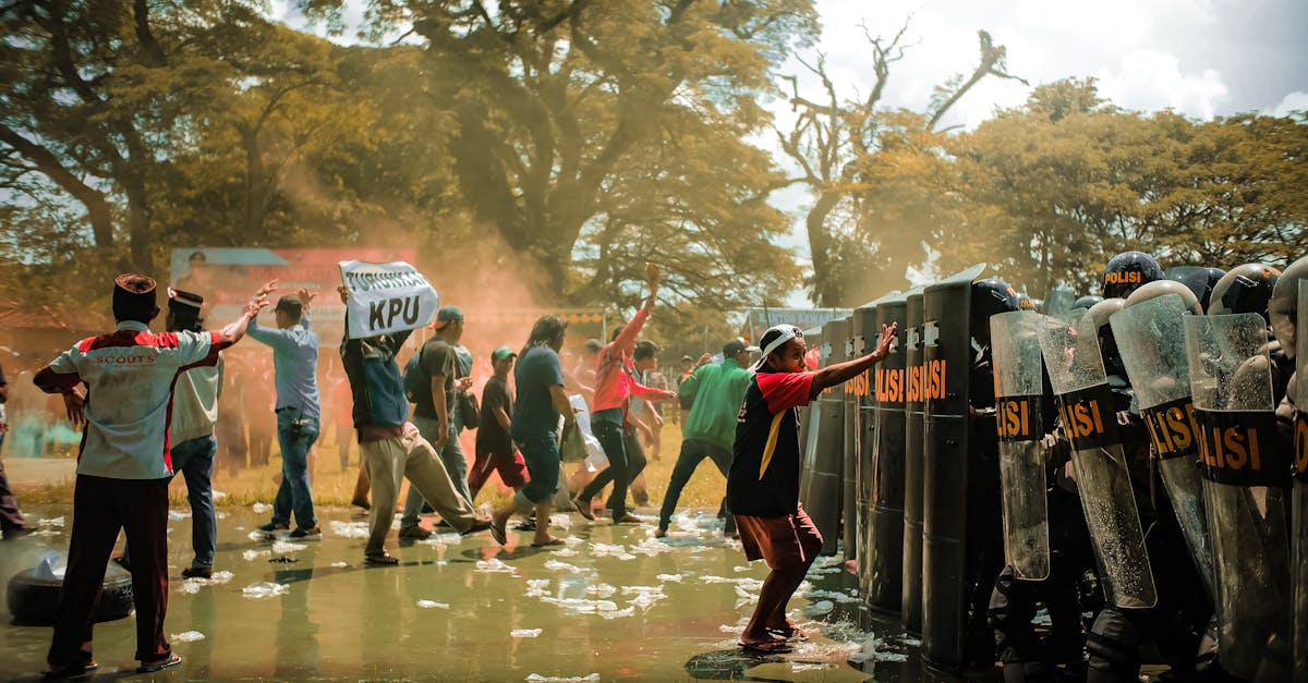 Police and protesters clash during demonstration against Israeli President Herzog's visit in Sydney
