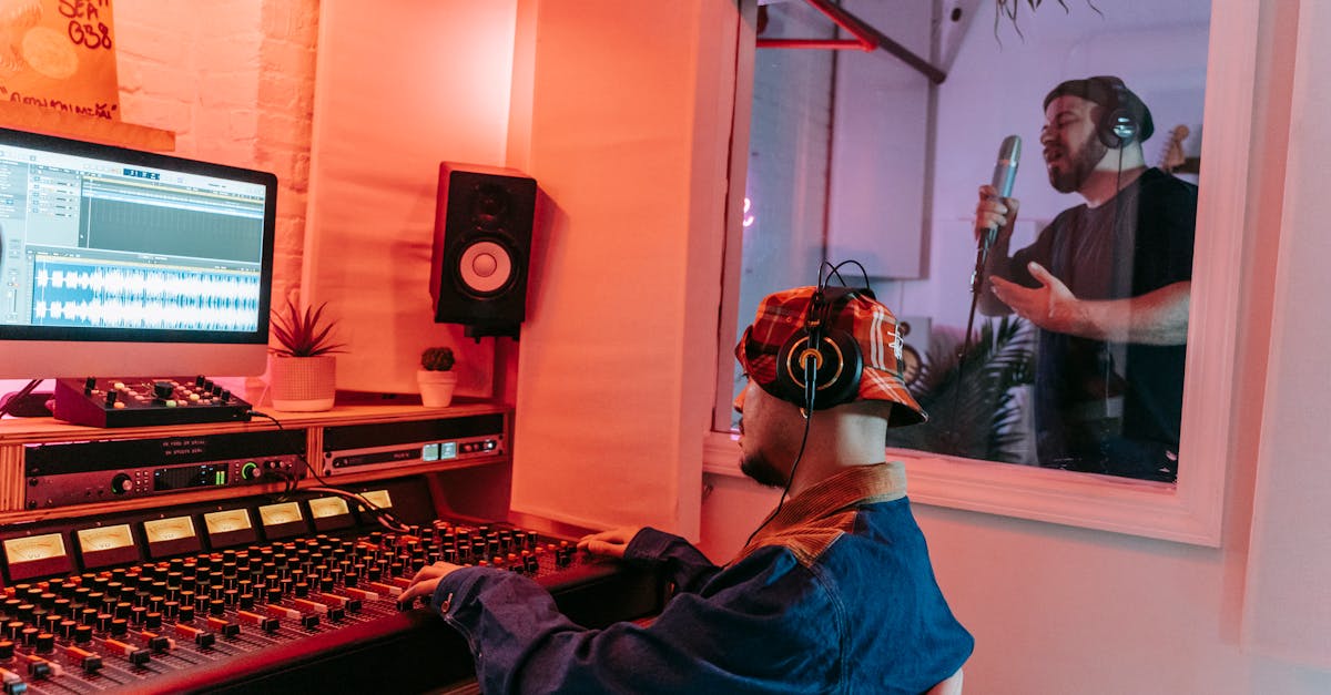 Professional music industry workspace representing a publicist's role in the entertainment business